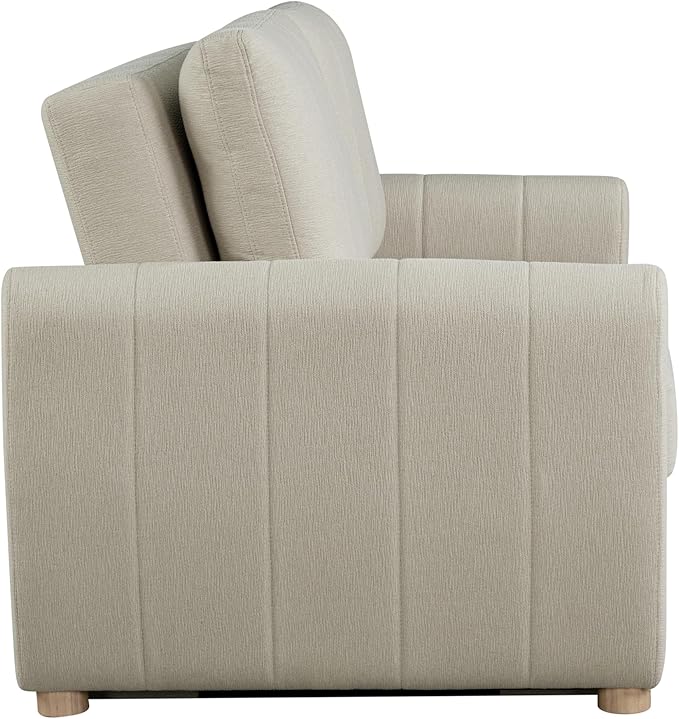 Serta Galway 66.5" Convertible Sleeper Loveseat, Full Size, Dreamcoil Comfort