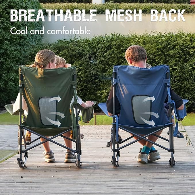 Portal Outdoor Rocking Chair Camping Folding Portable Rocker