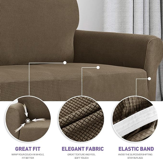 ZNSAYOTX Stretch Oversized Couch Cover Universal Sofa Covers