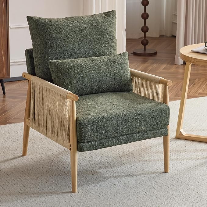 Karl home Cozy Chenille Accent Chair