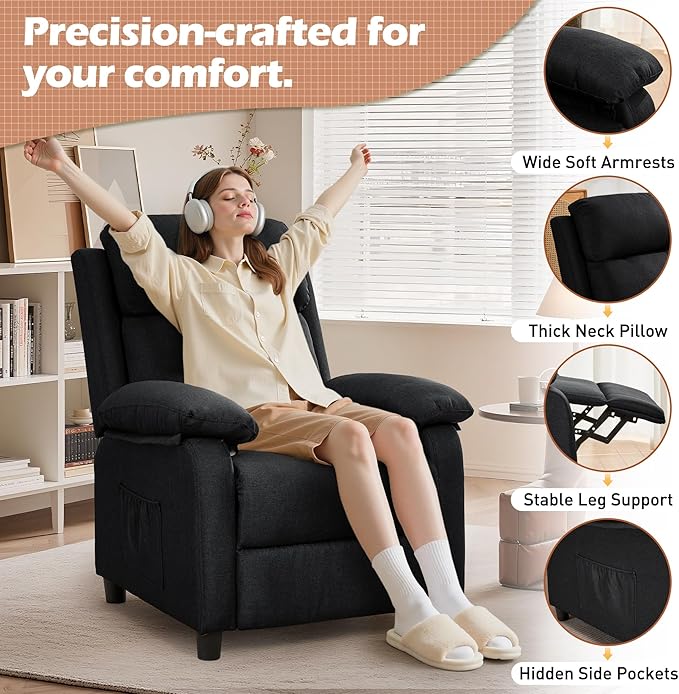 Korser Recliner Chair, Living Room Chairs