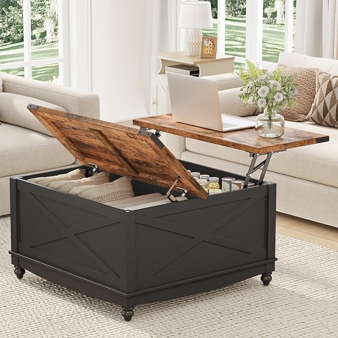 ALLSTAND 31.5" Lift Top Coffee Table
