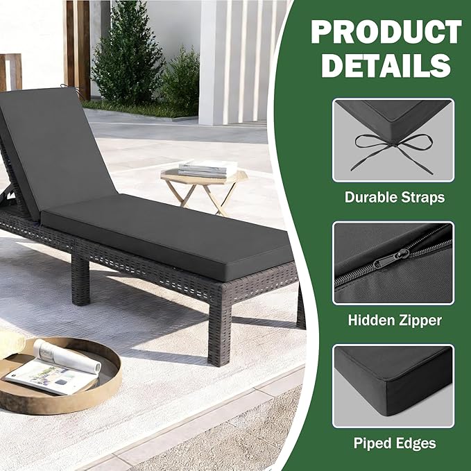 Chaise Lounge Cushions Outdoor, Outdoor Chaise Cushion