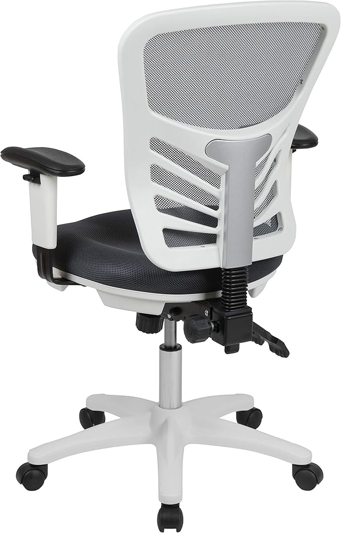 Flash Furniture Nicholas Mid-Back Swivel Office and Gaming Chair, Ergonomic
