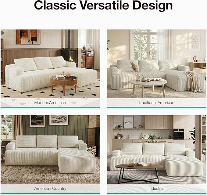 Novilla L-Shape Sectional Couches