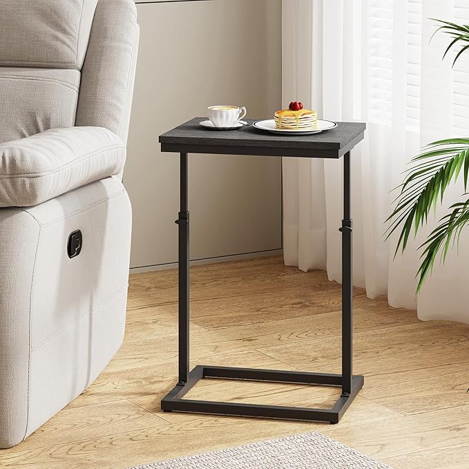 TUTOTAK End Table, Side Table, Tall Couch Table, Sofa Table, Living Room
