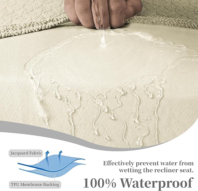 100% Waterproof Sectional Recliner Couch Covers