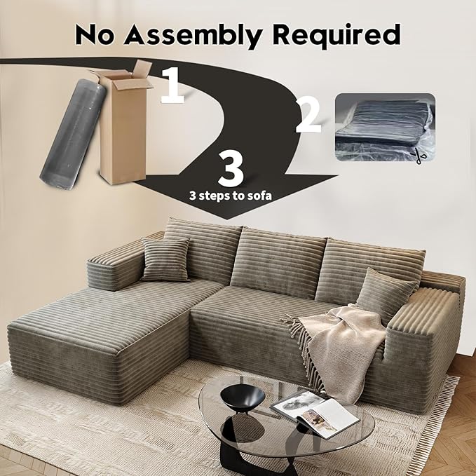 107.5" Cloud Modular Sectional Sofa Couch