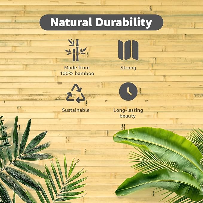 Art3d Natural Bamboo Wall Panel