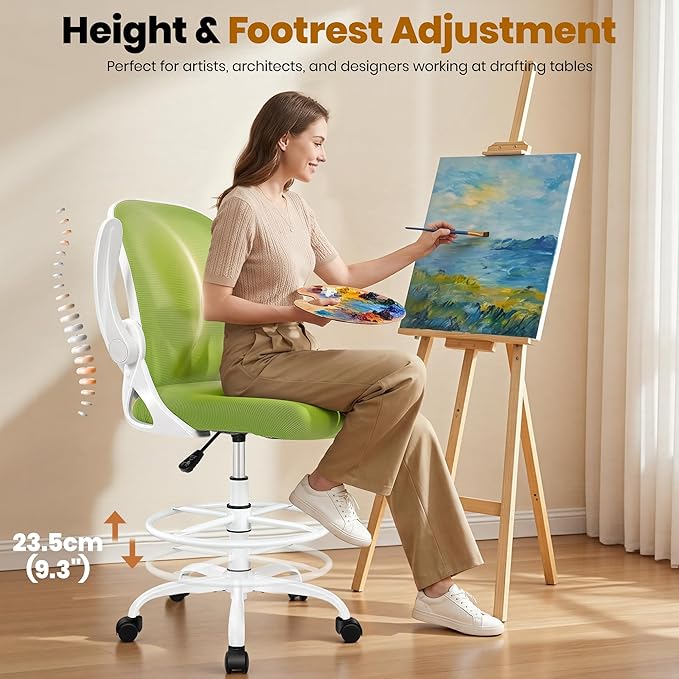 Primy Drafting Chair Tall Office Chair