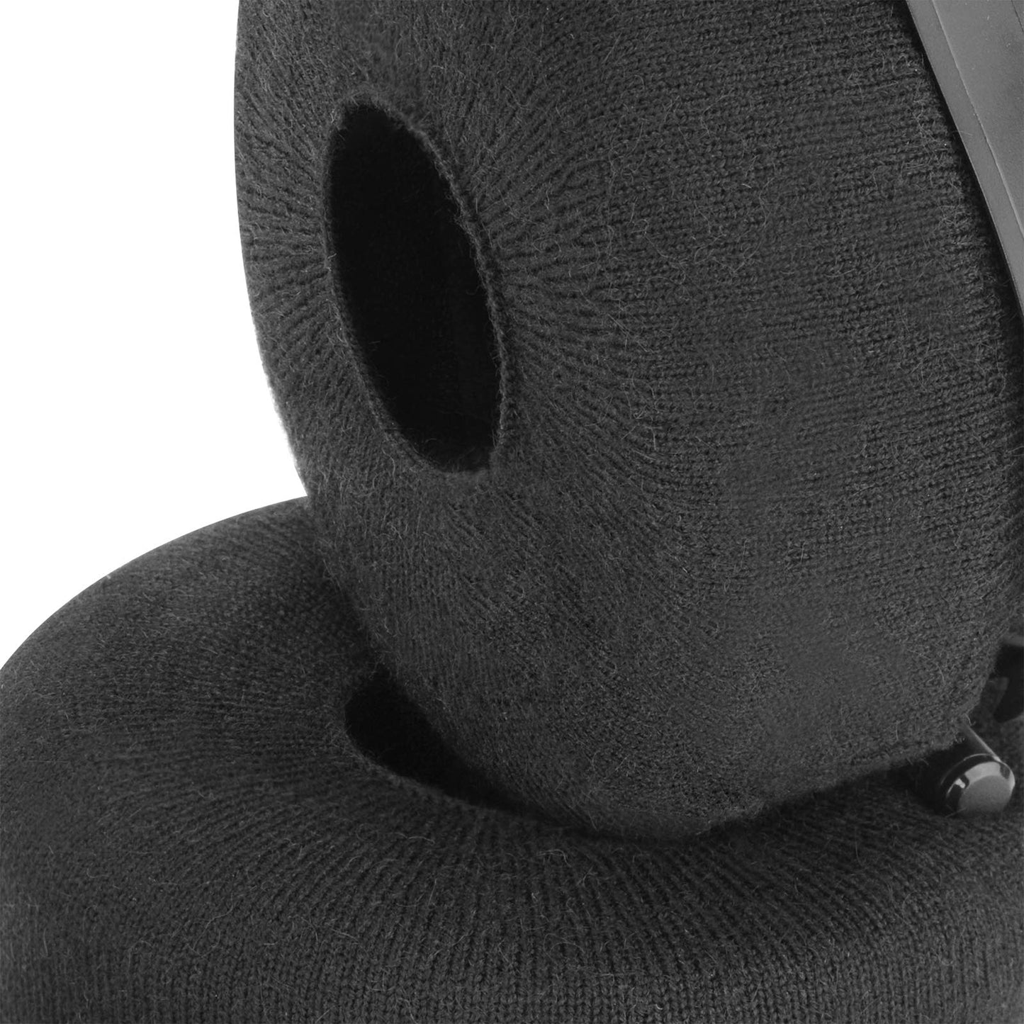 Geekria 2 Pairs Knit Headphones Ear Covers - Product Safety Certified - Washable & Stretchable Sanitary Protectors for Over-Ear Headsets, Sweat Pads for Gym, Gaming (Size L/Black)