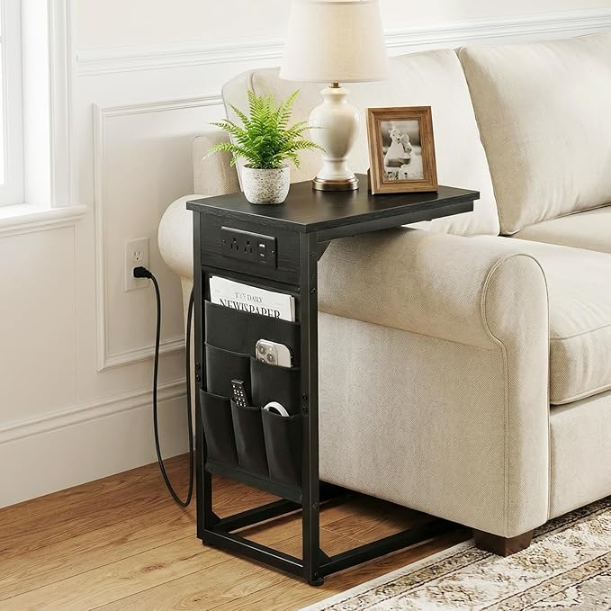 AMHANCIBLE C Shaped End Table