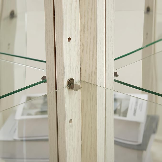Glass Corner Display Cabinet
