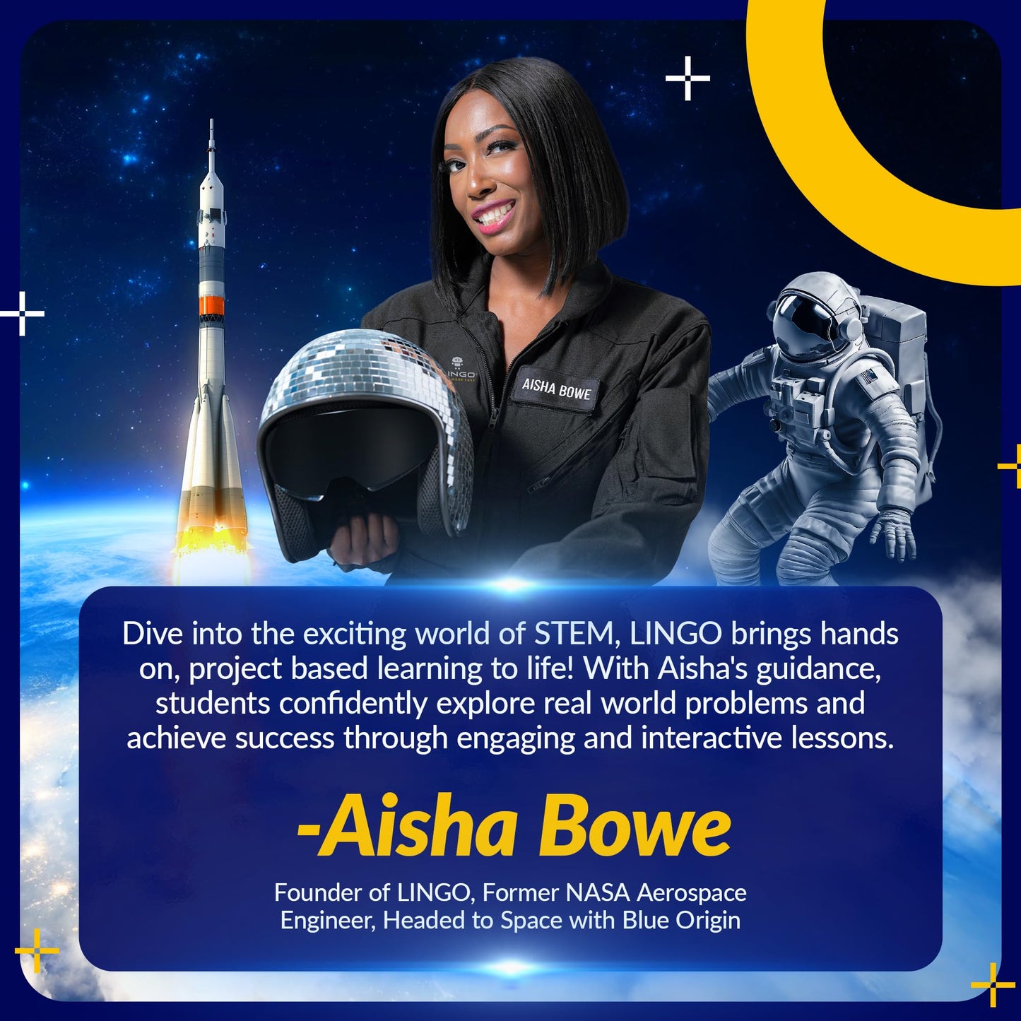 LINGO Countdown to Launch STEM Coding Kit - Build, Code & Explore Rocket Launch Concepts - Science Kits for Ages 13+ Years for Birthdays & Holidays