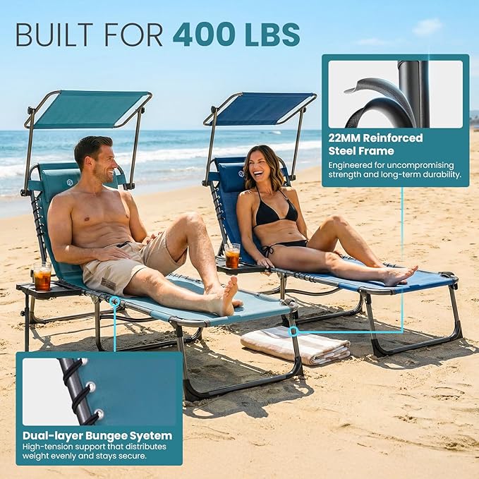 FUNDANGO Heavy Duty Tanning Chair