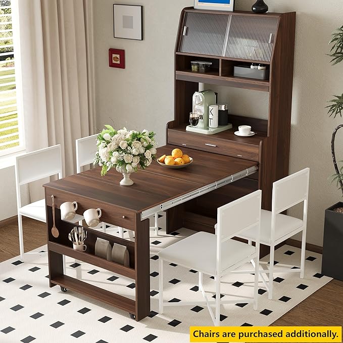 LUMISOL Space Saving Folding Dining Table