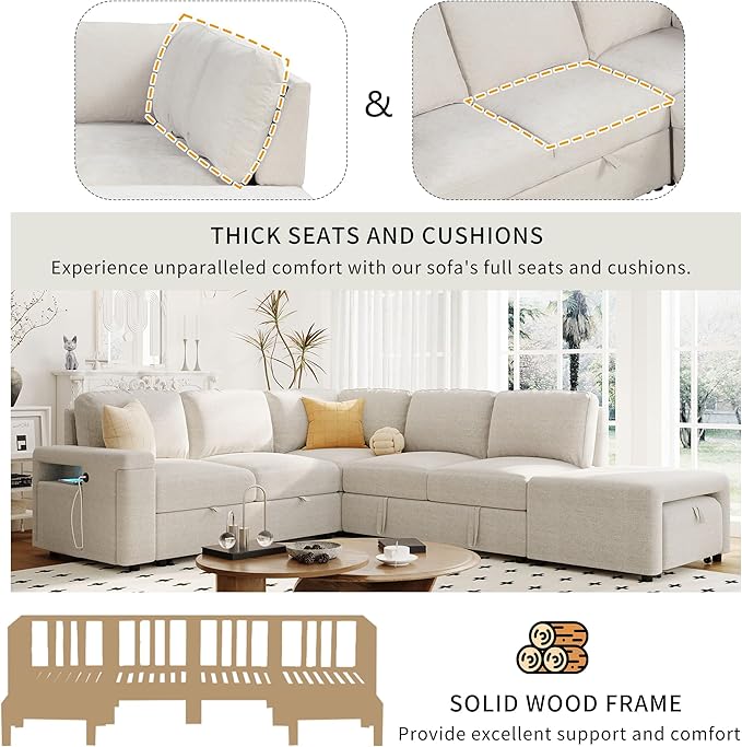 Merax L-Shaped Modular Sofa
