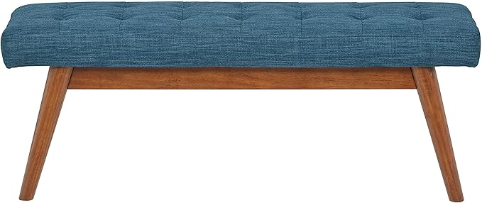 Amazon Basics Modern Haraden Upholstered Button-Tufted Bench