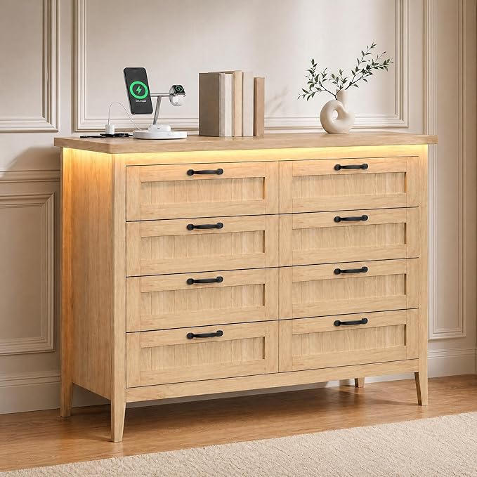 GarveeLife 8 Drawer Chest Dresser