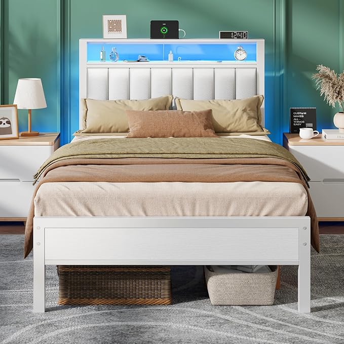 Furnulem Twin Size Bed Frame