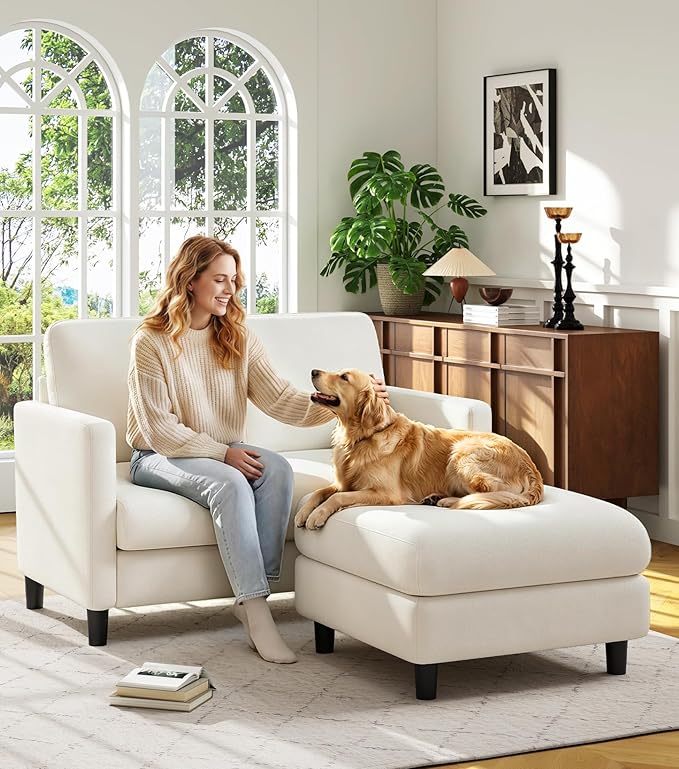 Welzona Loveseat, Comfy Teddy Love Seat