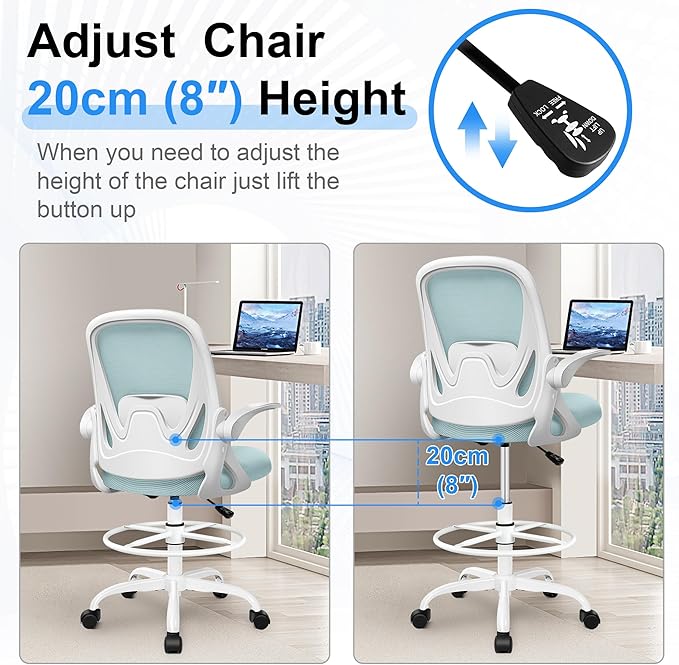 Drafting Chair Tall Office Chair