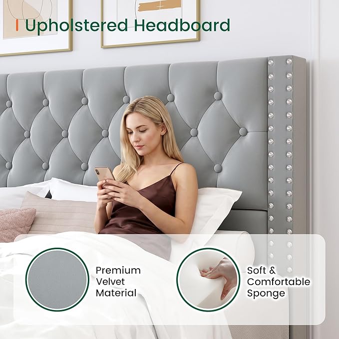 LARMACE King Size Bed Frame