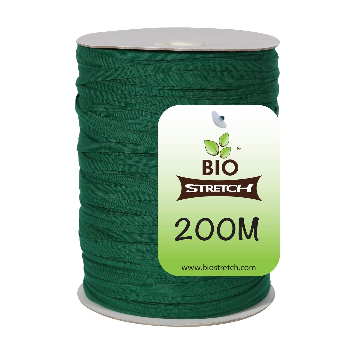 Biostretch Soft Garden Plant Ties for Indoor & Outdoor Plants - Strong & Stretchy Cut-to-Length Plant Tape for Climbing Plants, Tomato Vines & Home Gardening (656 ft / 200M)