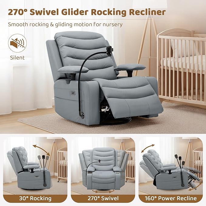 Olela Nursery Glider Recliner Chair