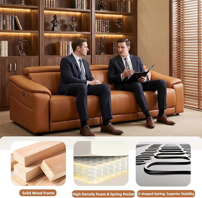 Power Recliner Sofa Set, Reclining Sectional Sofa Couch