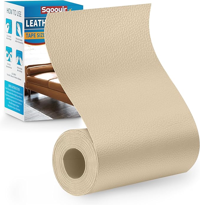 Sgooyir Leather Repair Patch Tape Kit, Vinyl Leather Repair Kit