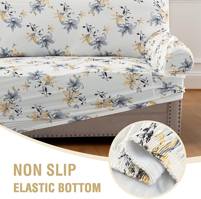 H.VERSAILTEX Printed Couch Cover