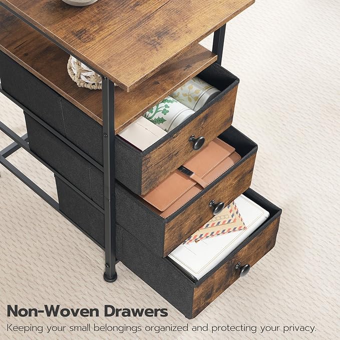 HOOBRO End Table, Narrow Side Table