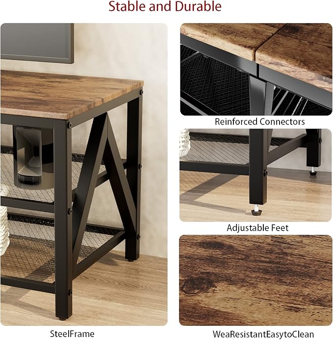 TV Stand for TVs up to 65 Inch, Entertainment Center for Living Room