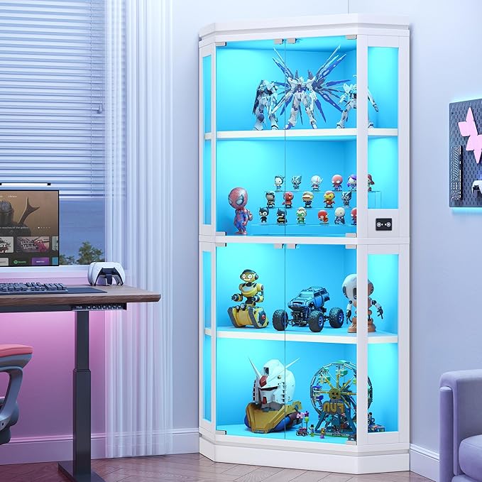 Jocoevol Corner Display Cabinet