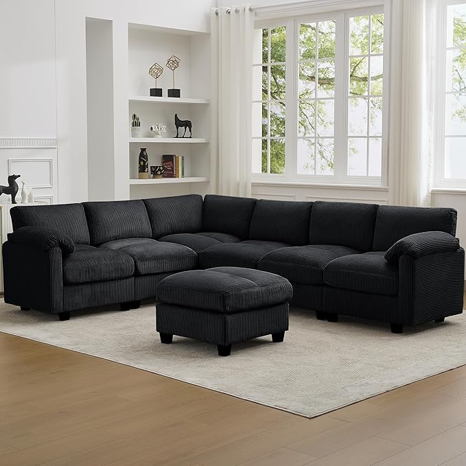 114'' V-Shaped Sectional Cloud Couch