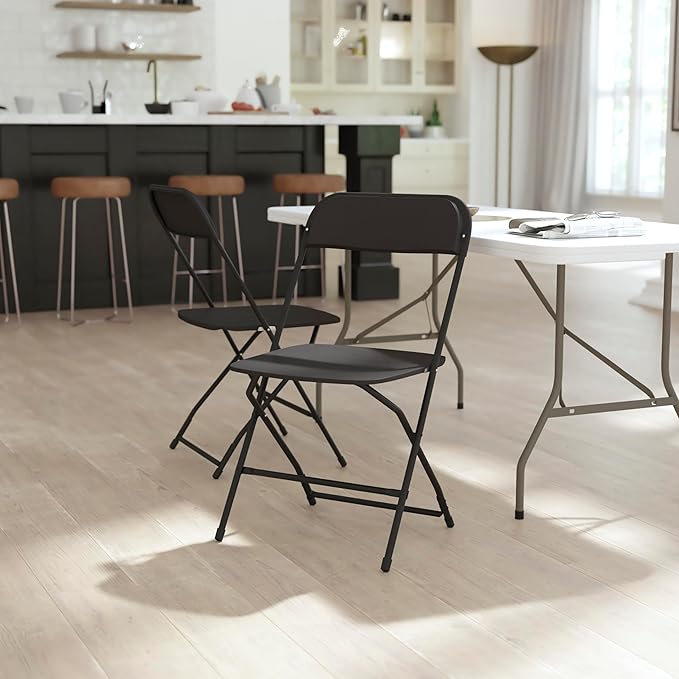Flash Furniture Hercules Series Big & Tall Stackable Plastic Folding Chairs