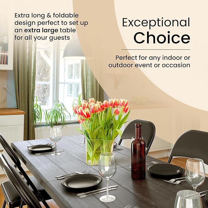 Our Modern Space 8 Feet Foldable Table