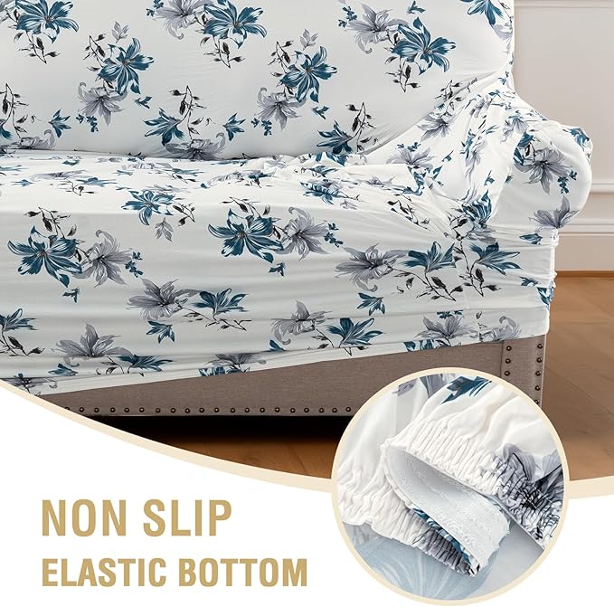 H.VERSAILTEX Floral Pattern Slip Covers