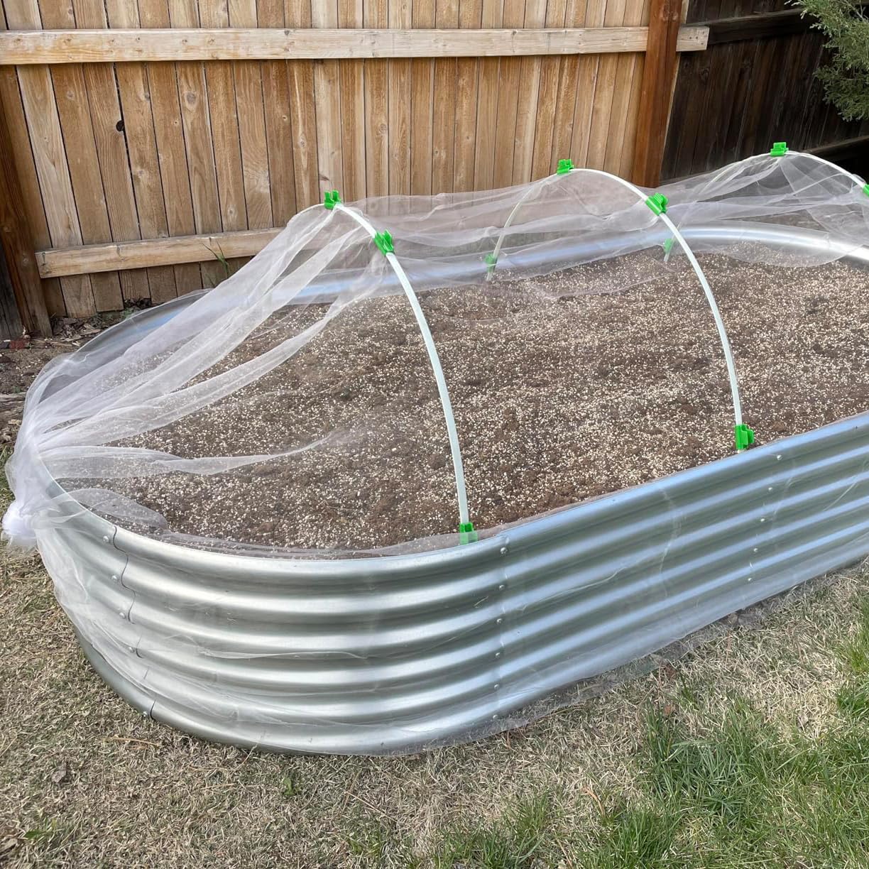Vocray 10X10Ft Garden Netting Pest Barrier – Ultra Fine Mesh Netting Plant Covers & Row Cover, Protects Vegetables, Fruits, Flowers from Mosquitoes, Insects, Birds, Deer & Squirrels
