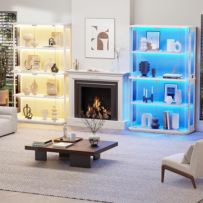 BROTTAR Large Rounded Display Cabinet