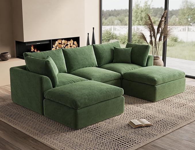 ohllob 110" Cloud Sectional Couches