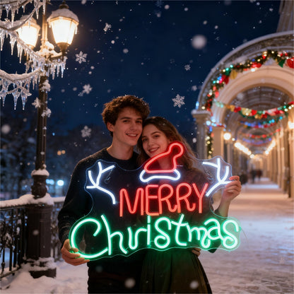 Merry Christmas Neon Sign