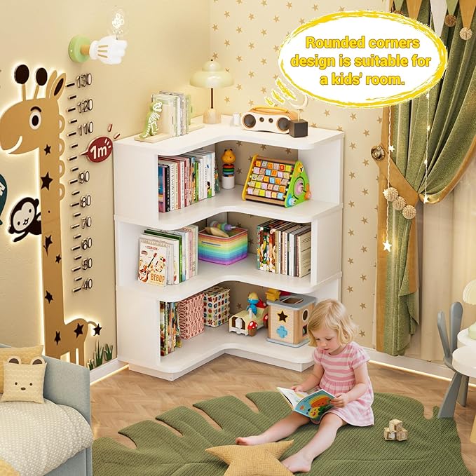 Armocity Corner Book Shelf