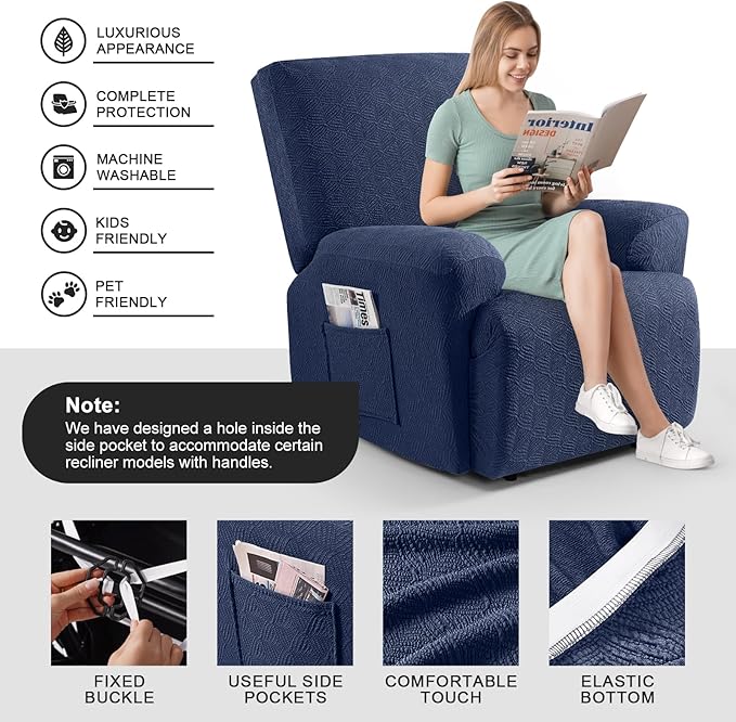 Timeles Recliner Covers Extra Wide Recliner Chair Cover Reclining Sofa