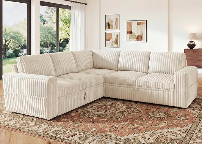 HONBAY Modular Sectional Sleeper Sofa