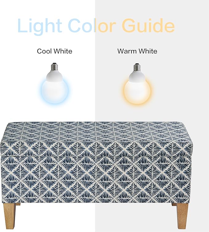 HomePop Large Decorative Storage Bench