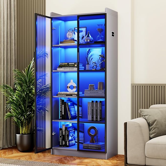 Dystler 65" Tall Display Cabinet