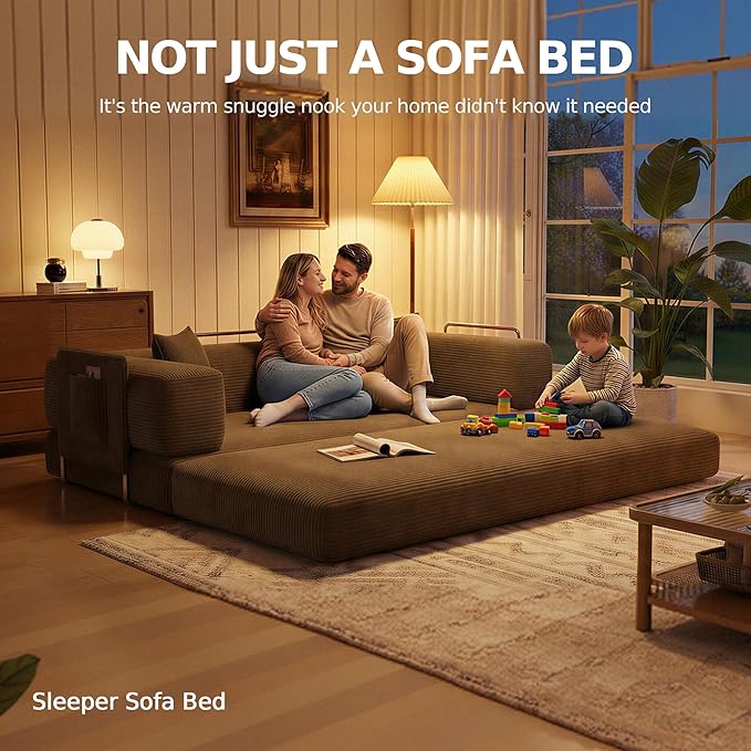 MoonSpeak 78.8''Sleeper Couch Bed