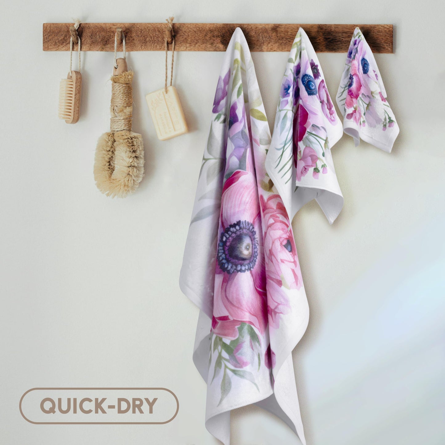 3dRose Funny Crying Baby with Hammer Carpenter Satire 15x22 Hand Towel